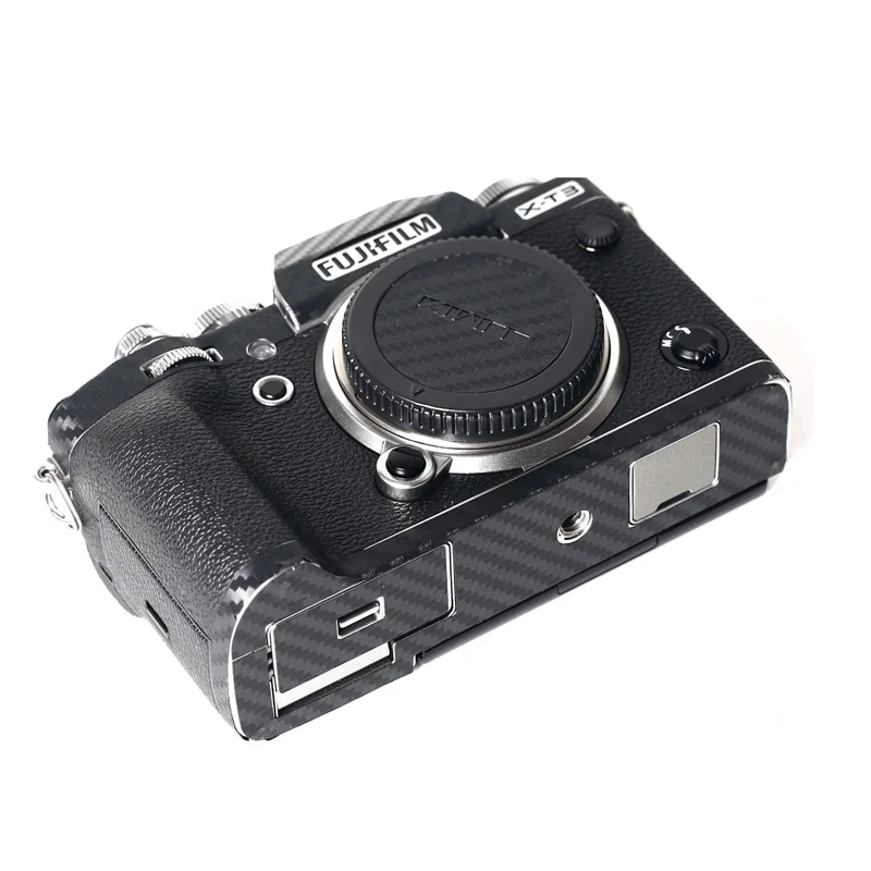 1-10 Набор для Fujifilm X-T3 Защитная пленка для камеры наклейки из углеродного волокна устойчивый к царапинам шероховатый клей отправка запасных наклеек