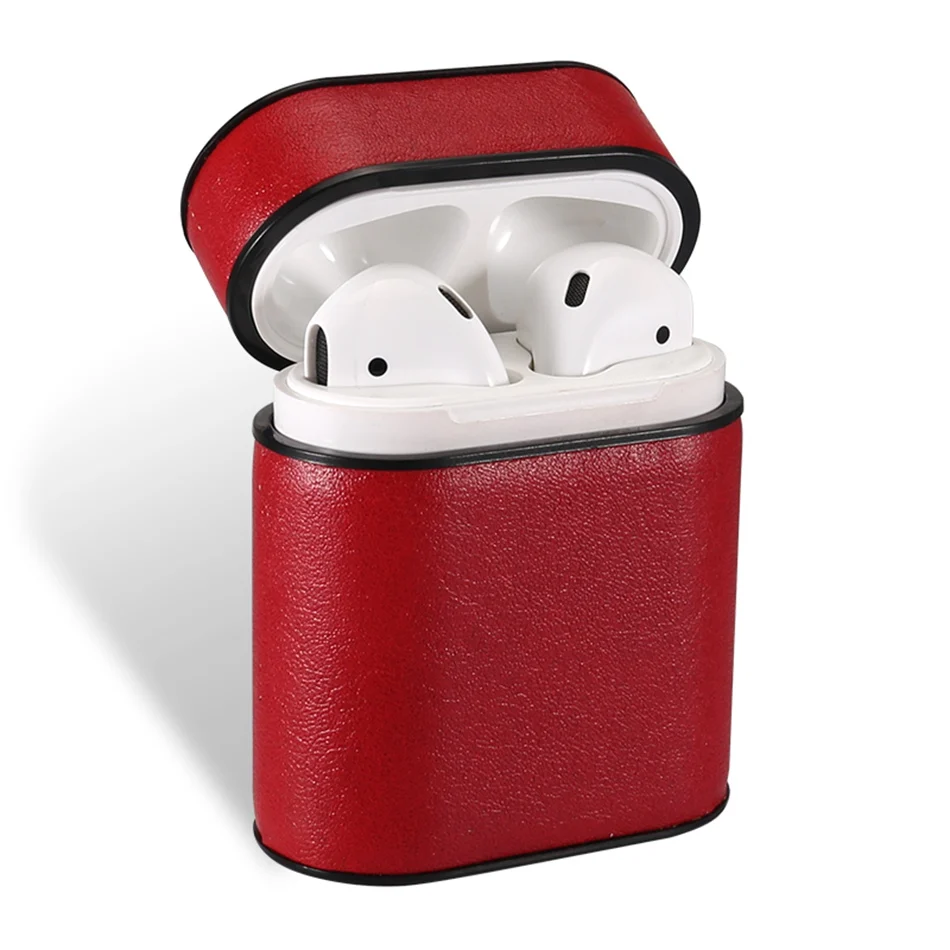 Чехол для наушников для Apple Airpods 2, чехол, кожаный защитный чехол для Apple Air Pods, наушники, роскошная коробка, наушники, аксессуары, сумки - Цвет: 069P