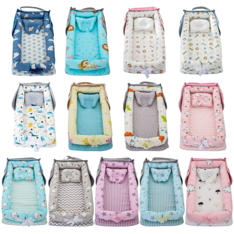 Baby Bassinet For Bed Portable Baby Lounger For Newborn Crib Breathable And Sleep Nest baby bassinet 0-12M