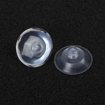 

20pcs Transparent Suction Cups 18mm 0.7inches Home Table Desk Sucker Hanger Glass Pad Mushroom Head Suckers