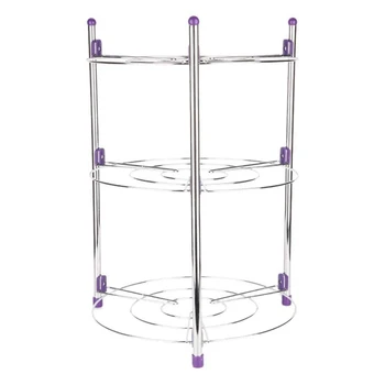 

3 Tier Pan Rack Multi-Functional Kitchen Storage Rack Carbon Steel Pan Pot Organizer Rack Multi-Layer Rack Pan Lid Organizer Sta