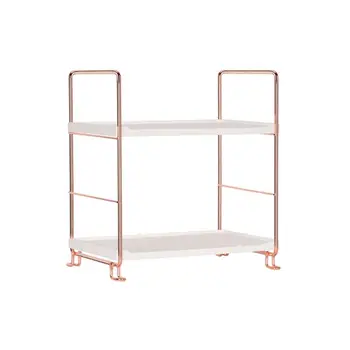 

2 Tier Multifunction Stackable Shelf Organizer for Spices Kitchen Bathroom Rack