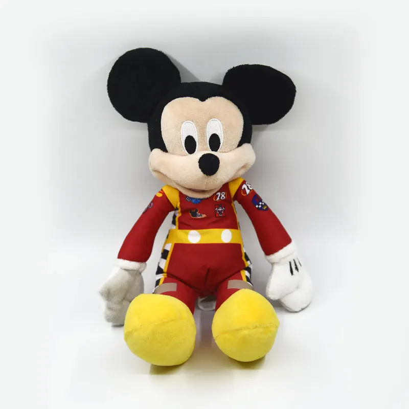 25cm Minnie Mouse mickey mouse pluto dog donald duck goofy dog plush Toys Stuffed Animals daisy baker soft toys kids toys - Цвет: Red mickey