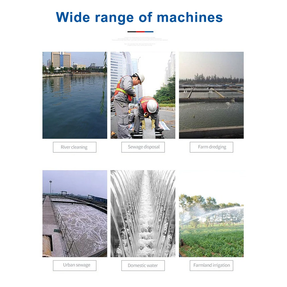 Погружной шламовый насос для канализации 370 Вт погружной из нержавеющей стали 2