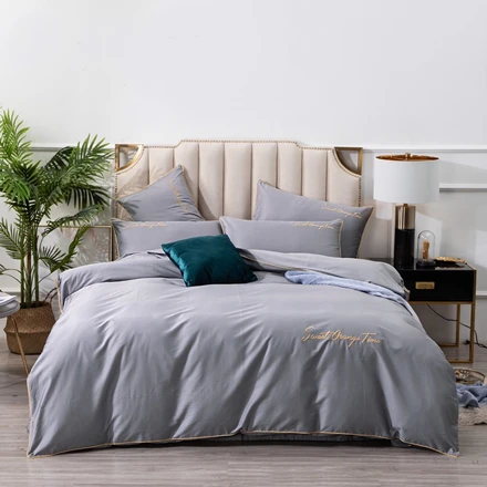 Grey Blancstar Комплект постельного белья s зима 4 предмета хлопок постельное белье стежка постельные принадлежности набор одеяла постельные принадлежности s комфорт Q046-7 - Цвет: Grey