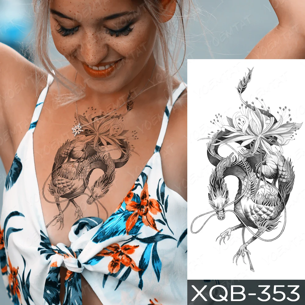 Tattoo sticker,temporary tattoos Waterproof Temporary Tattoo Sticker Tiger Old School Animals Flash Tattoos Prajna Sword Eagle Forest Body Art Arm Fake Tatoo