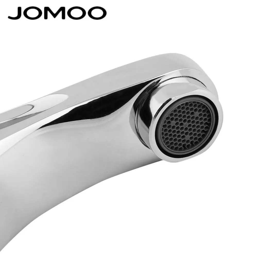 Jomoo для ванной, бессвинцовые краны, хромированный, с одной ручкой, для бассейна, вращается, холодный, теплый, смеситель для воды, кран с двумя шлангами
