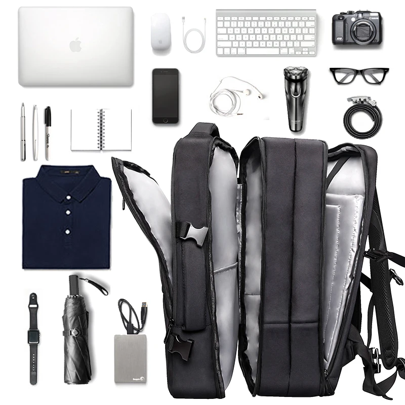 Cheap Large Laptop Backpack Anti Theft Women Men Bagpack Mochila Notebook Male Backpacks 17 USB Charger Travel Business Back Pack Bags