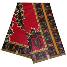 В нигерийском стиле настоящий голландский воск принты ткань хлопчатобумажная африканская ткань 6 ярдов/партия в африканском стиле настоящий воск Анкара