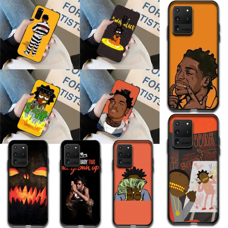 

CUTEWANAN Kodak Black Rapper Soft Silicone TPU Phone Cover for Samsung S20 plus Ultra S6 S7 edge S8 S9 plus S10 5G