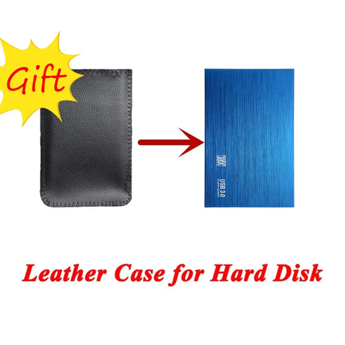 2.5 External Hard Drive Storage USB3.0 HDD Anti-vibration and anti-fall mobile hard disk For Mac TV box 1TB 2TB
