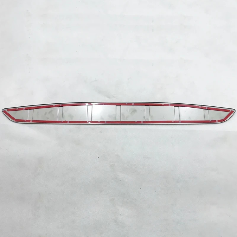 For Tesla Model X- Stainless Front Engine Hood Inner Bumper Plate Protector Cover Car Styling Accessoires