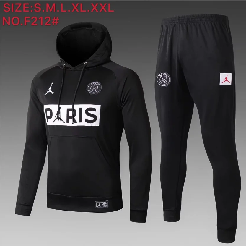 Psg 19/20 куртка с капюшоном Bayernes ac Real Madrided Liverpooles Arsenal Juventuses marseille куртка для взрослых комплект Футбольная Футболка - Цвет: Jacket