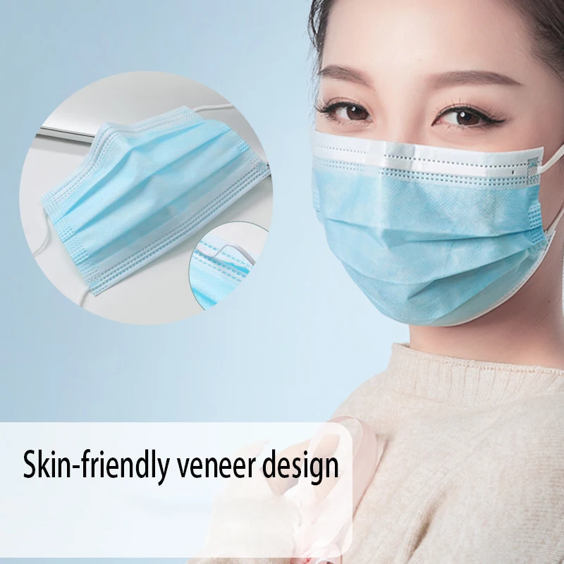 

Dustproof Mouth Mask Disposable Protective Face Mask Anti-dust masque 3 layers protection mascarillas Face Mask filter masque