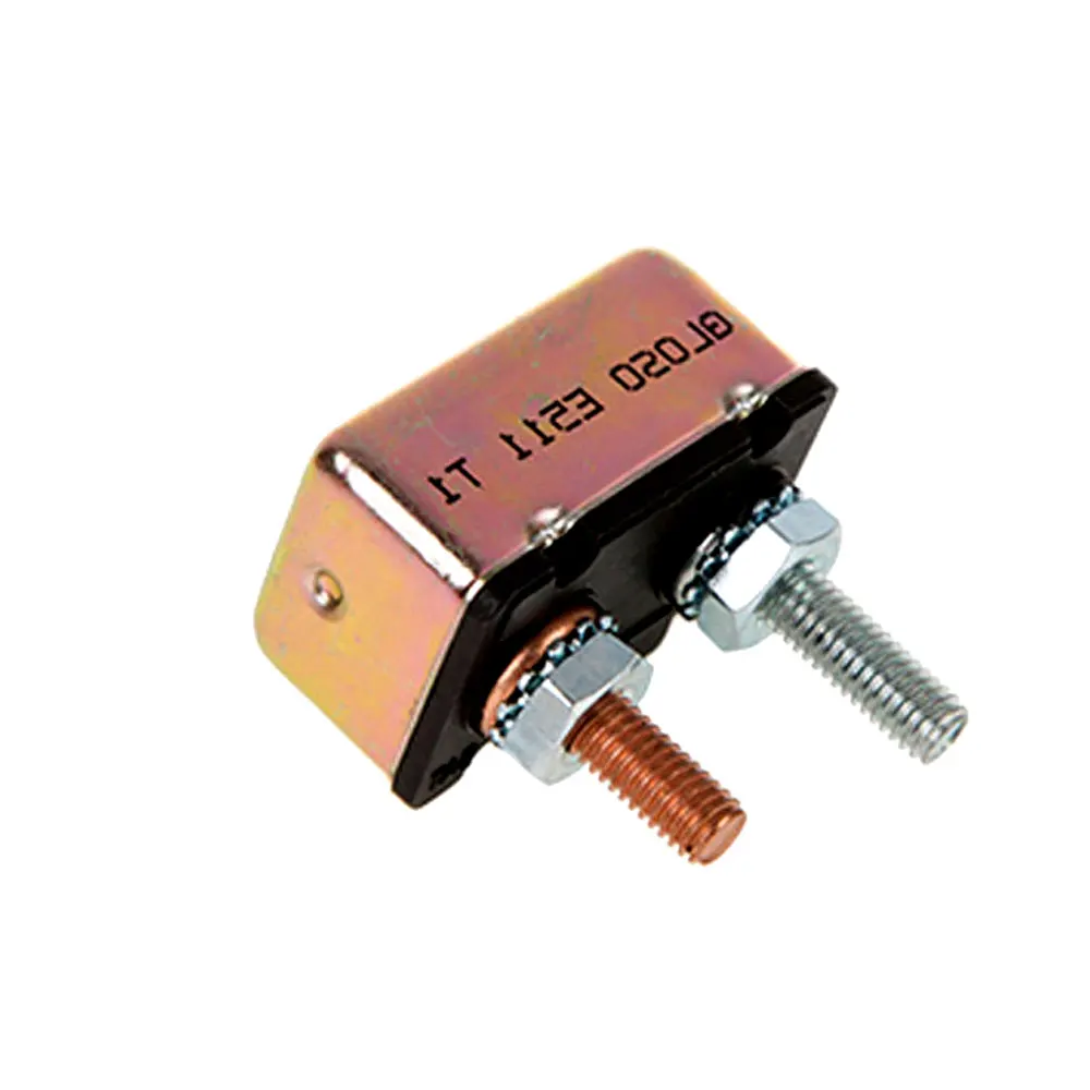 12/24V 10-50A Automatic Reset Circuit Breaker Metal Case Temperature Resistant Overload Protector For Car Marine Trucks circuit breaker resettable fuse