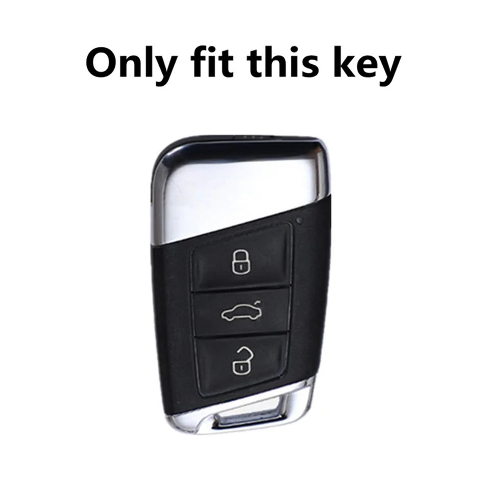 Portachiavi auto per Volkswagen VW Tiguan MK2 Magotan Passat B8 CC per Skoda Superb A7 2017 2018 2019 2020 copertura guscio chiave - H0dfe2a5353d64725b683965f2a10babaS