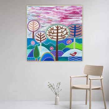 

Citon Angela Sharkey《Spring's Sweet Promise》Canvas Oil Painting Cartoons Artwork Picture Wall Background Decor Home Decoration
