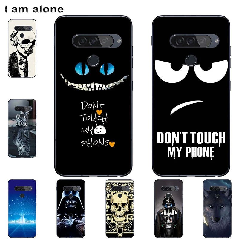 

I am alone Phone Bags For LG G8s ThinQ 2019 6.2 inch Solf TPU Fashion Mobile Cases For LG G8s ThinQ 2019 Cover Shipping Free
