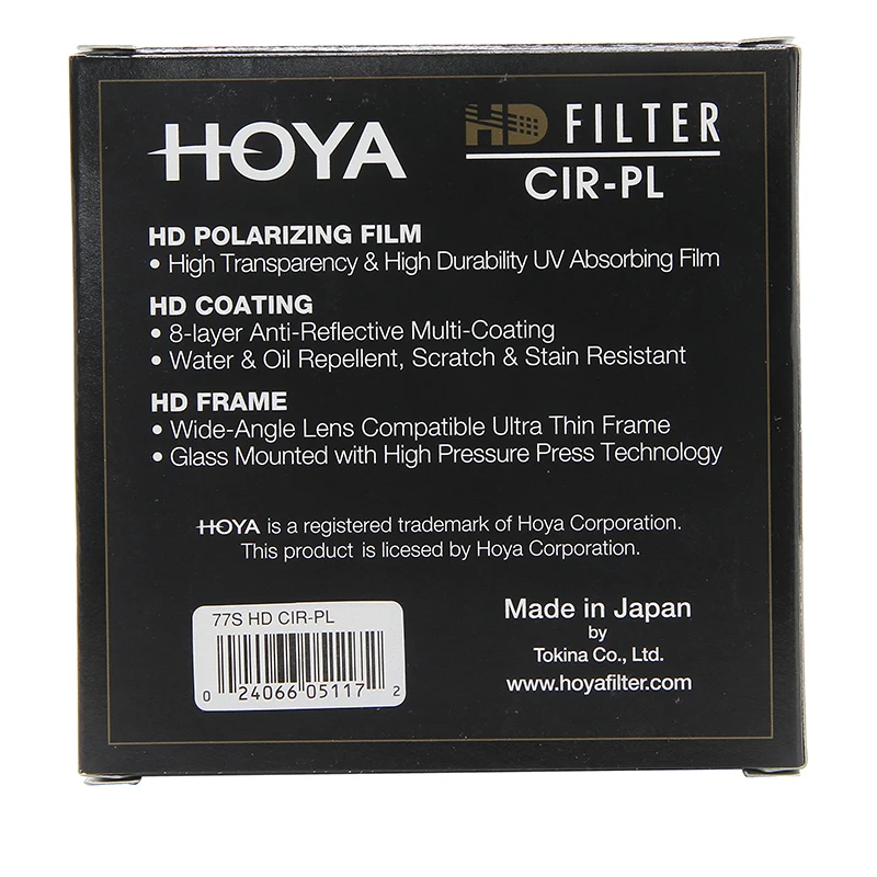 HOYA HD CIR-PL CPL фильтр 58 мм 62 м 67 мм 72 мм 77 мм 82 мм поляризационный поляризатор фильтр CIR-PL фильтр для Canon Nikon sony fijifilel