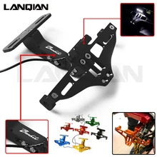 Кронштейн для номерного знака для мотоцикла Suzuki Bandit GSX650F 2008 2009 2010- GSF650 GSF650N BANDIT 2007 GSF 650 запчасти