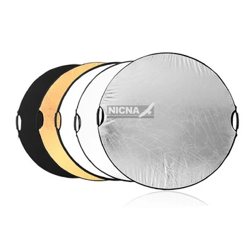 

Handheld 80cm 32" 5 in1 Collapsible disc Light Reflector for Flash Photo Studio photograpy