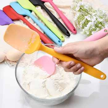 

28cm Food Grade Silicone Square Head Shovel Large Baking Decorating Tool T-shaped Shovel Cake Scraper