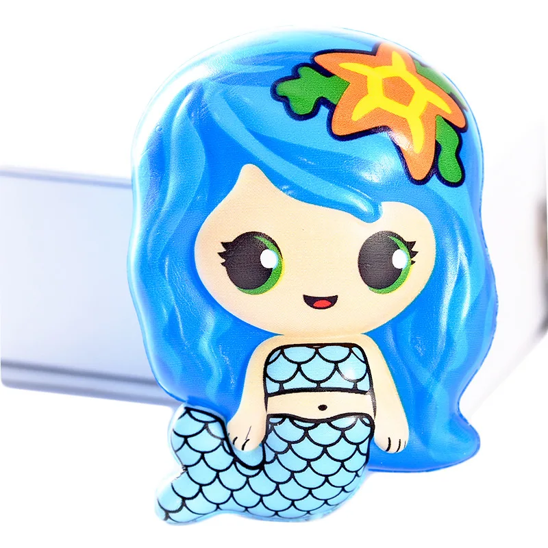 Игрушки для детей Мультяшные детские игрушки для детей забавные антистрессовые мягкие медленно поднимающиеся каваи красочные мягкие Русалочки мягкие куклы собаки - Цвет: WNNL065-1