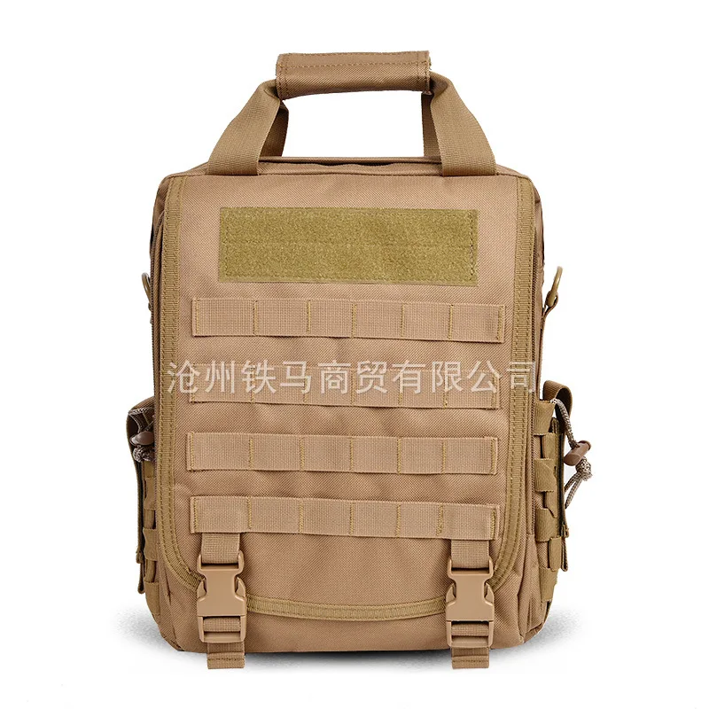 

Outdoor Army Fans Multi-functional Handbag Computer Bag Camping File Bag Shoulder Multi-Purpose Backpack Camouflage Bag