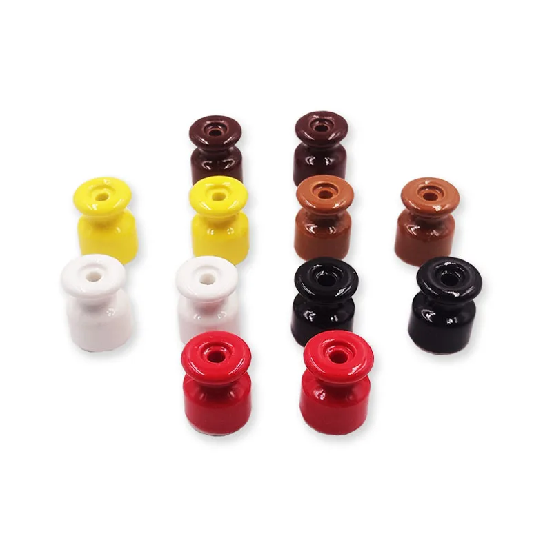 

Ceramic Wall Insulator Electric Wire Connector Terminal with Install Screw