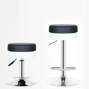 

Bar chair lift rotating modern minimalist front desk chair high stool bar stool mobile phone shop stool