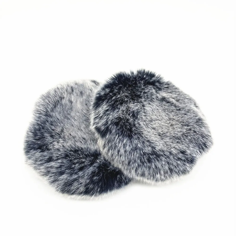 Binaural Mic Outdoor Fur Windshield Microfone Pára-brisas para 3dio Headbelt Recorder Espaço Livre Asmr Dead Cat Furry Windshield