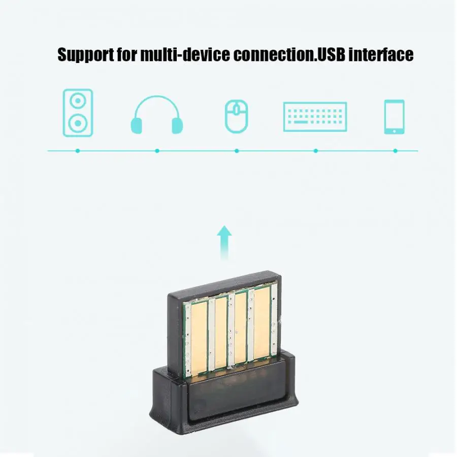 Ультра мини Bluetooth 5,0 USB адаптер Компьютерный аксессуар для мобильного телефона/планшета/мыши/клавиатуры