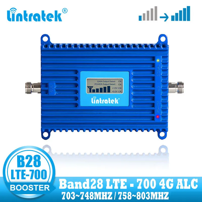 Усилитель сигнала сотовой связи lintratek B28, 4G LTE, 700 МГц, Band 28 Усилитель сигнала сотовой связи lintratek B28, 4G LTE, 700 МГц, Band 28