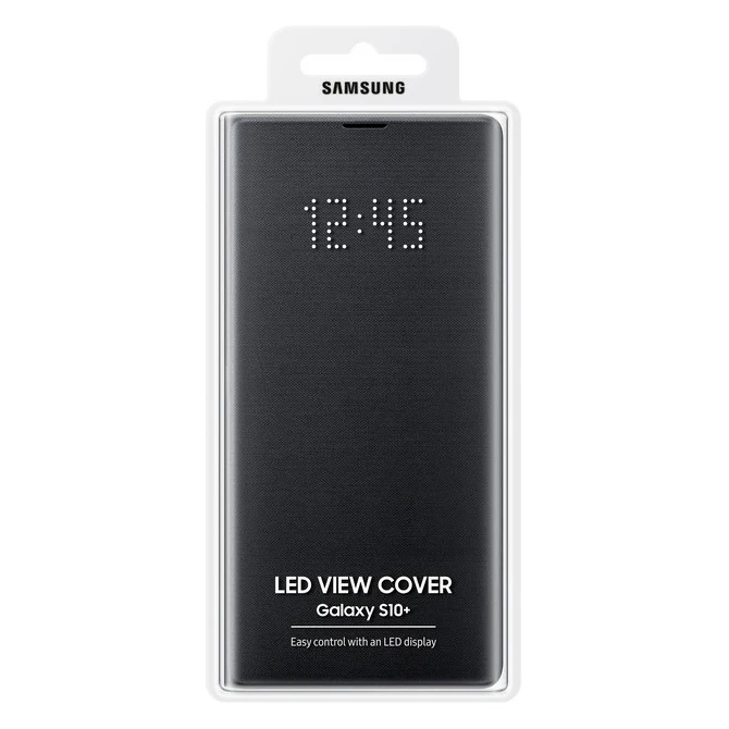 Чехол Samsung LED View Cover Galaxy S10+ Черный