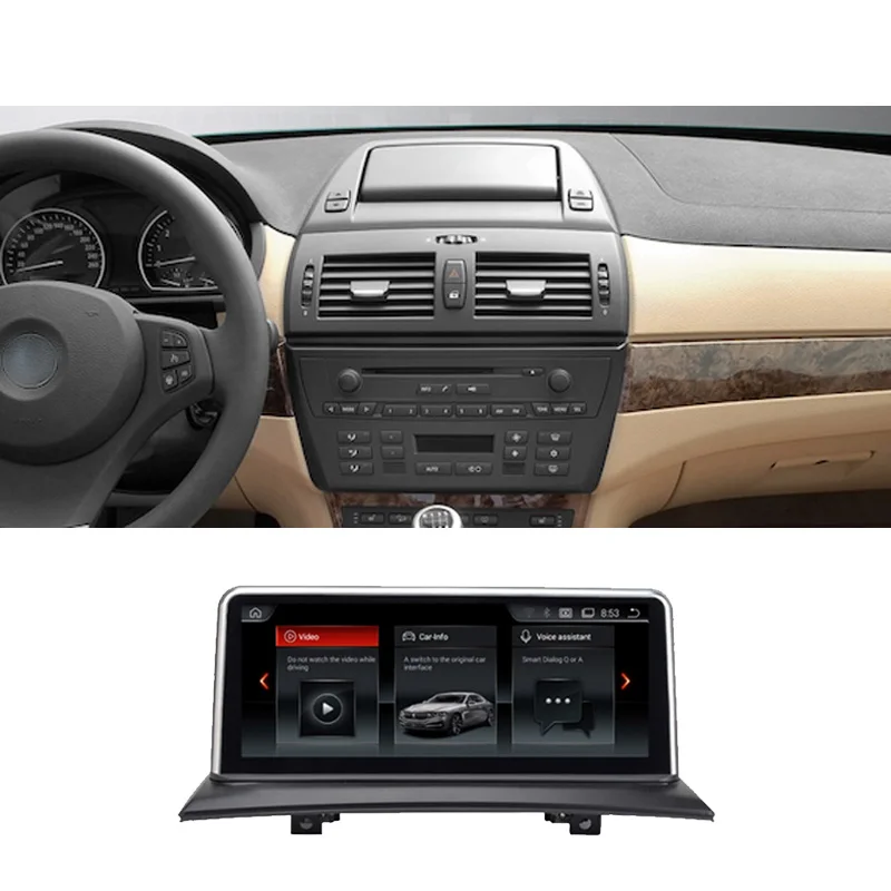 Liandlee Car Multimedia GPS Audio Radio Stereo For BMW X3 E83 2003 2004 2005 2006 2007 2009 2010 CarPlay TPMS Navigation NAVI 8