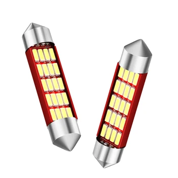 

1 Pcs Festoon C10W 4014 SMD Auto Car Styling Interior External Lights Canbus LED Bulb Light C5W Error Free 31mm 36mm 39mm 42mm
