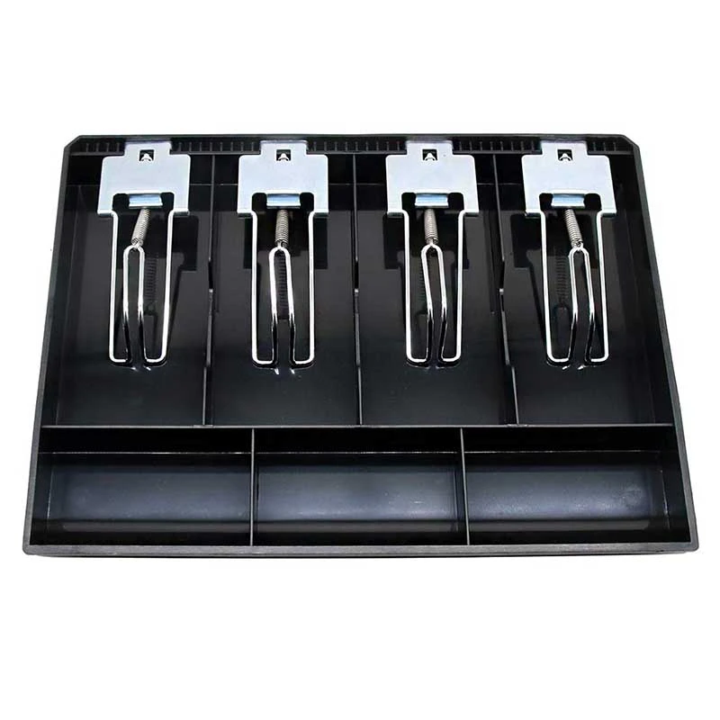 Hard Case Clip Cash Register Box New Classify Store Cashier Coin Drawer Box Cash Drawer Tray Money Counter Case