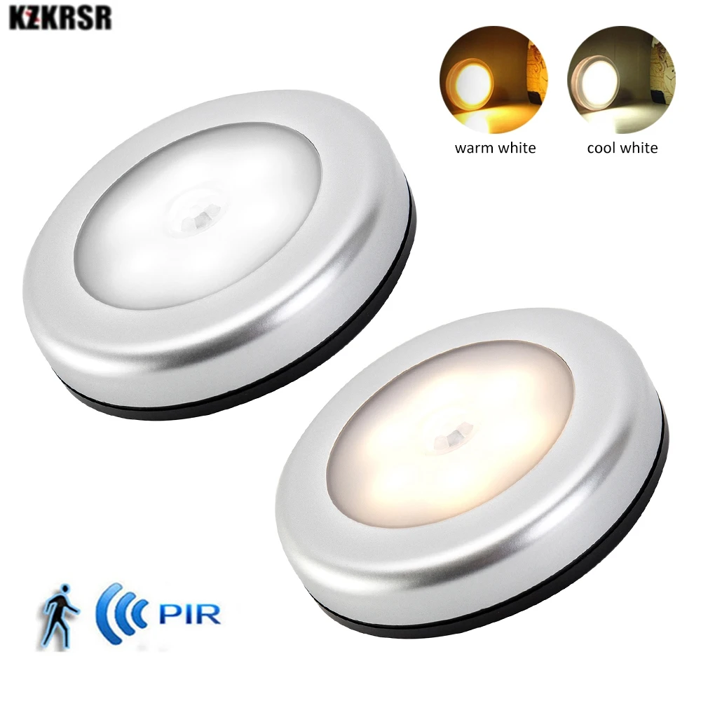 Infrared PIR Motion Sensor 6 Leds Night Lights Wireless Detector Closet