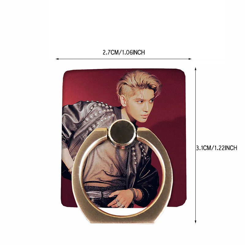kPOP SuperM JOPPING Mobile Phone Holder Ring Bracket Photo Printing Mark KAI LUCAS BAEKHYUN TAEYONG TEN LJJ829