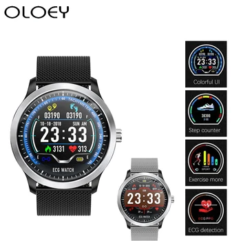 

N58 Smart Bracelet ECG + PPG Smart Watch Men IP67 Waterproof Fitness Tracker Heart Rate Monitor Blood Pressure Sport Smartwatch