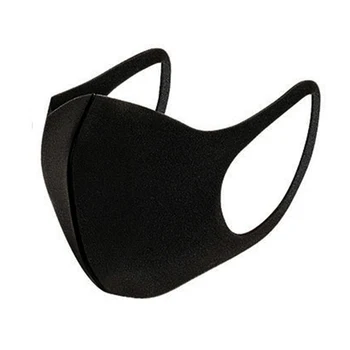 

Unisex Black Mouth Masks Anti Dust Reusable PM2.5 Mask Dustproof Outdoor Travel Protection Mouth Cover Antivirus Flu Safety *