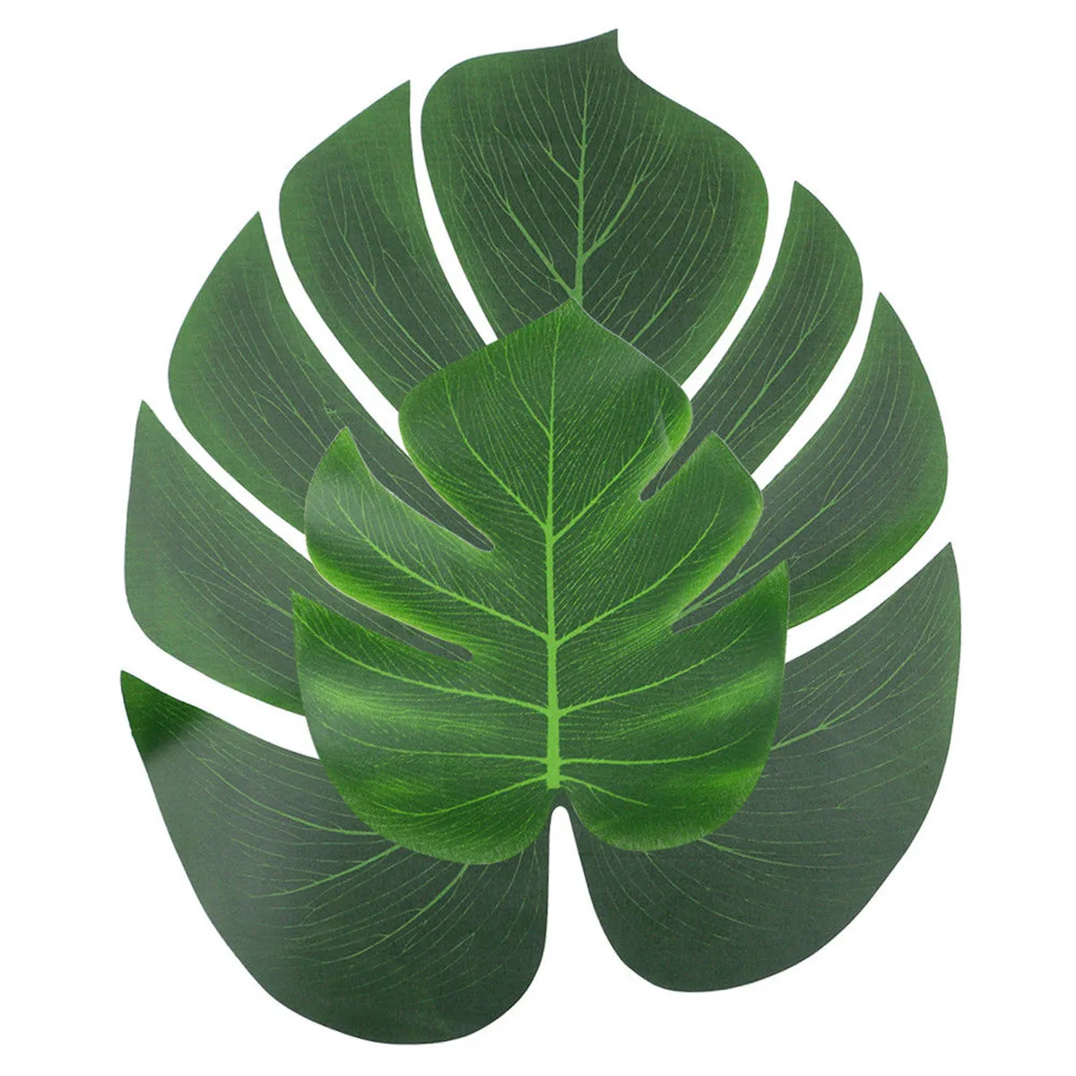 NICEXMAS 24pc Artificial Plants Plastic Tropical Palm Tree Leaves Home Garden Decoration Accessories Photography Decor Leave A30