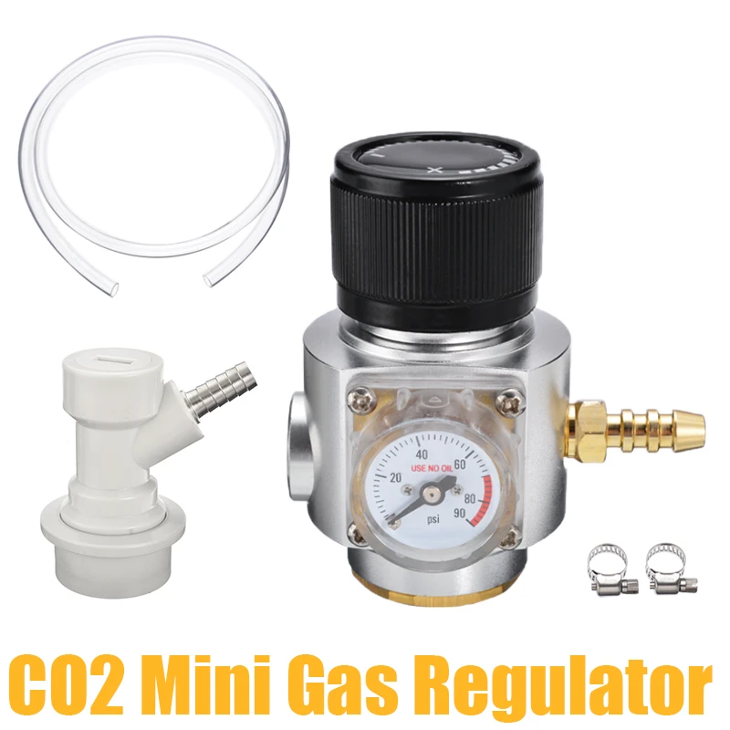 New Co2 Gas Regulator Co2 Gas Regulator Gas Line Corny Cornelius Keg Charger Ball Lock For Sodastream Bottle With Thread T 21x 4 Other Bar Accessories Aliexpress