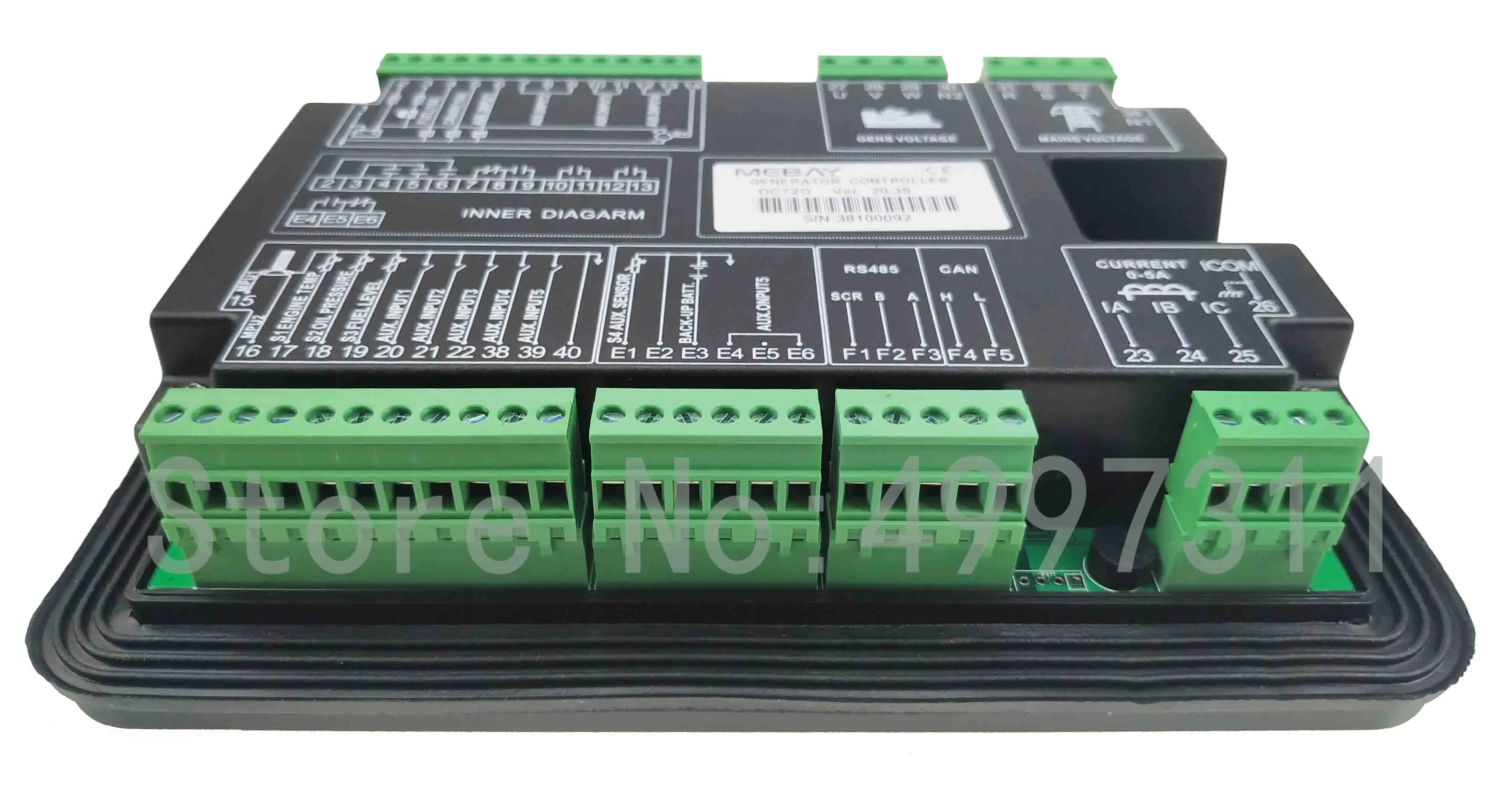 Китайская фабрика питания DC72D DC72DR генераторная установка контроллер для генераторной установки параметры монитора взять ЖК-дисплей ATS AMF