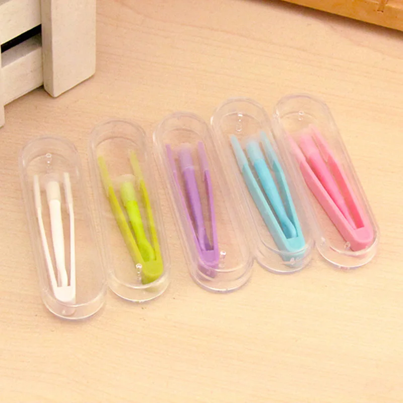 Contact Lens Tools Lymouko 1 Set New Multicolor Contact Lenses Tweezers and Suction Stick for Special Clamps Tool Contact Lens Inserter Remover