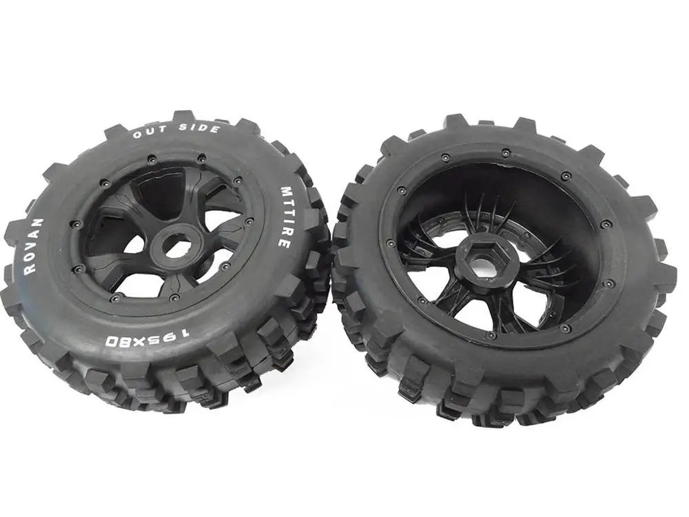Rovan масштаб 1/5 Baja грузовые внедорожные шины колеса 195x80 задние|rc baja|1/5 scalerc set |