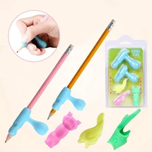 5 шт. помощь детям контроль карандаш пишущий карандаш инструменты эргономичная осанка инструменты коррекции насадка на карандаш ручка для письма