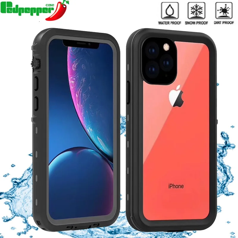 Redpepper IP68 Waterproof Case For Apple iPhone 12 Pro Max 12 Mini 11 Pro Max XR Underwater 3m Water Proof Shockproof Hard Case