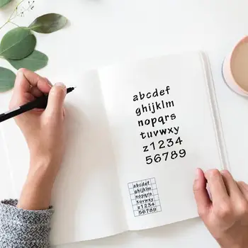 

DIY Alphabet Painting Template Stencils Template Diary Notebook Diary Scrapbook Cutout Painting Drawing Template