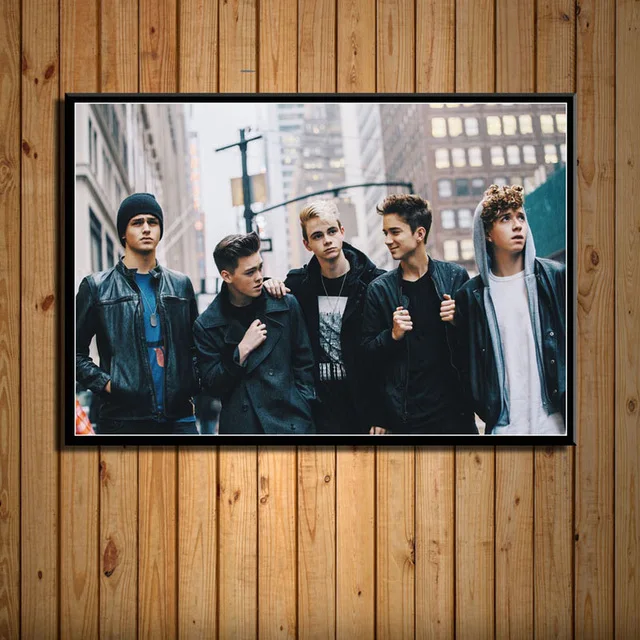 5 Почему бы нам не Джек Эйвери Зак Herron Jonah Marais поп-музыка Группа художественная живопись Шелковый Холст плакат настенный домашний декор произведение искусства - Цвет: 5